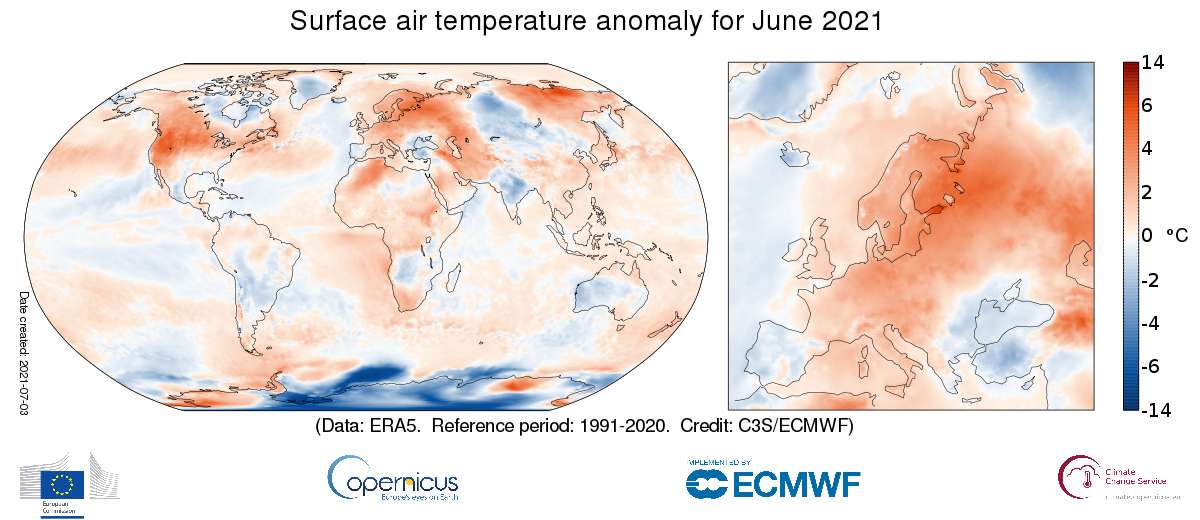 cambiamenti climatici HeatMap