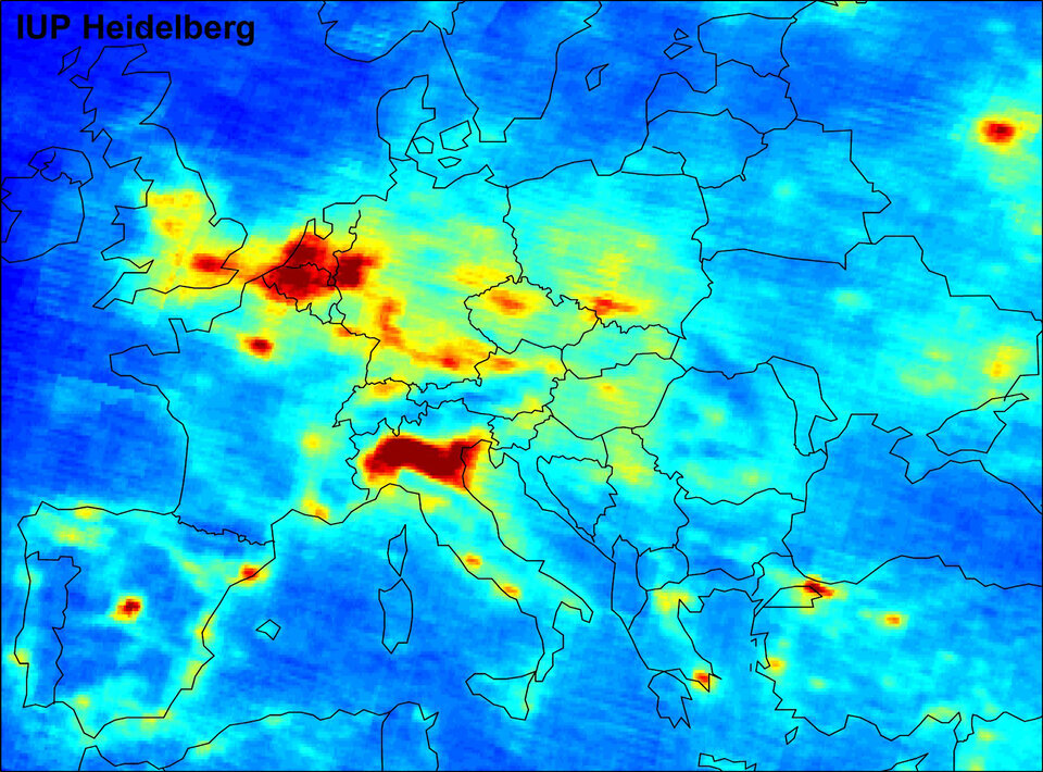 cambiamenti climatici Envisat