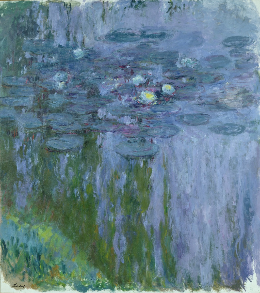 dipinto con ninfee di Monet