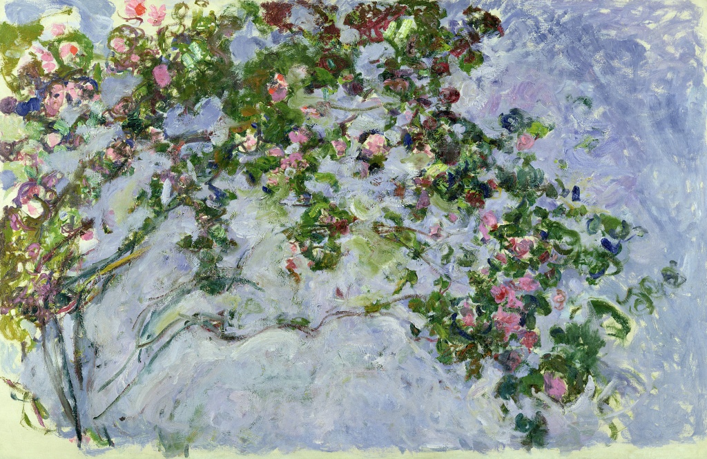 dipinto con ramo fiorito di Monet