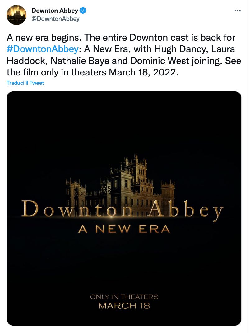 Downton Abbey II - Una nuova era