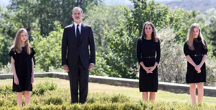 Letizia di Spagna lutto 