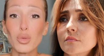 Ambra Angiolini, violento attacco dalla moglie di Pazzini: “Io in hotel lei a casa mia”