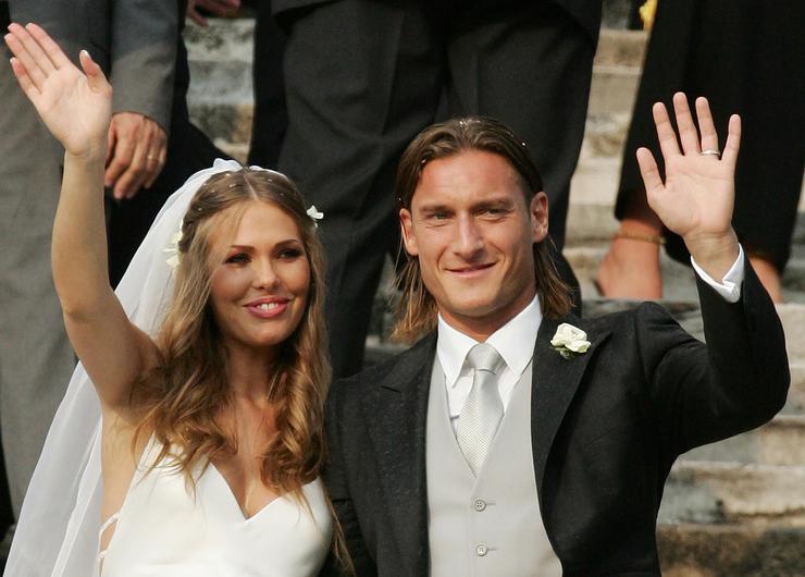 Francesco Totti e Ilary Blasi matrimonio 