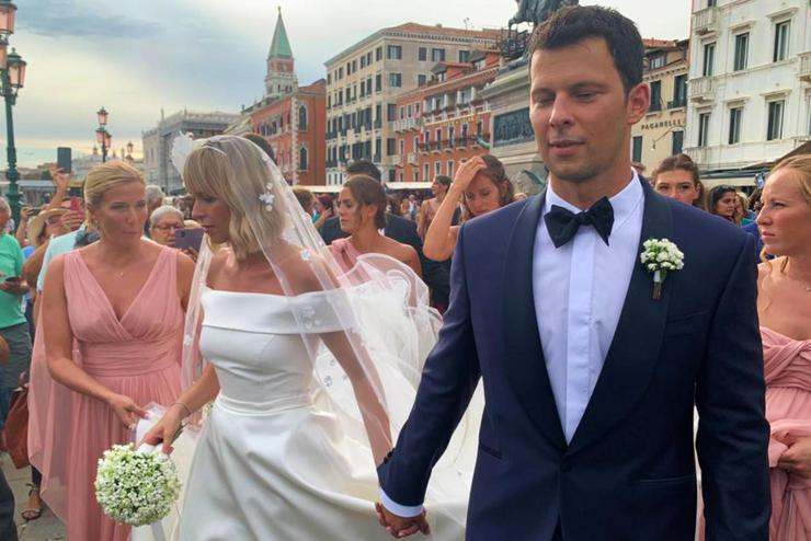 Federica Pellegrini e Matteo Giunta