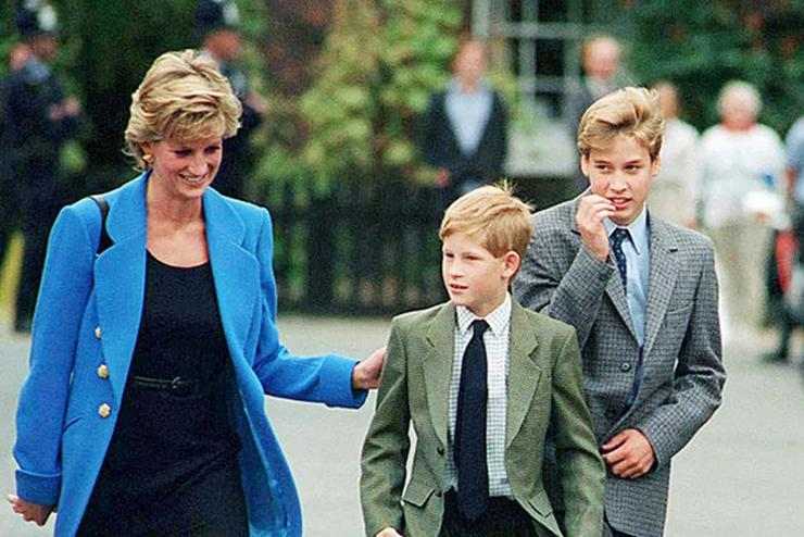 Harry, William, Diana