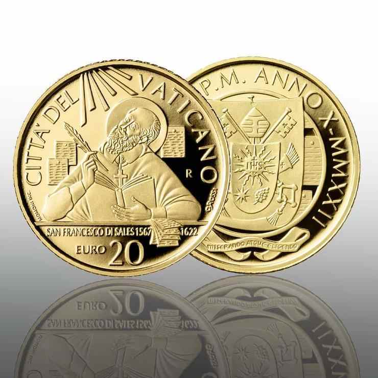 Saint Francis coin for sales