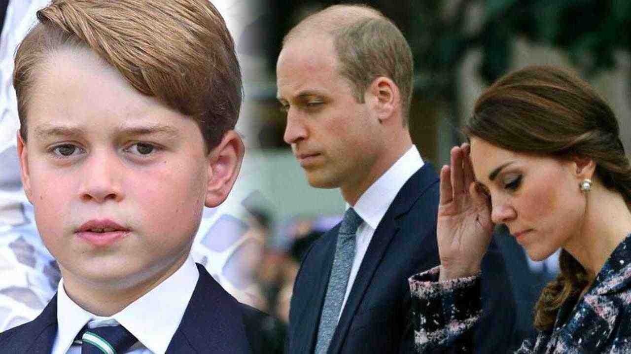 William, Kate e George