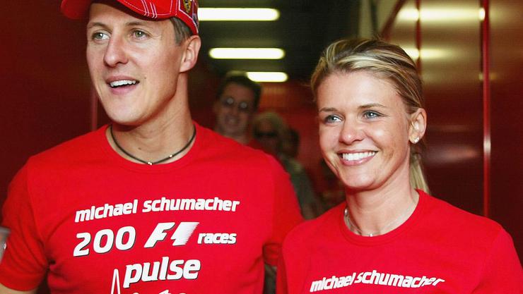 Michael Schumacher e la moglie