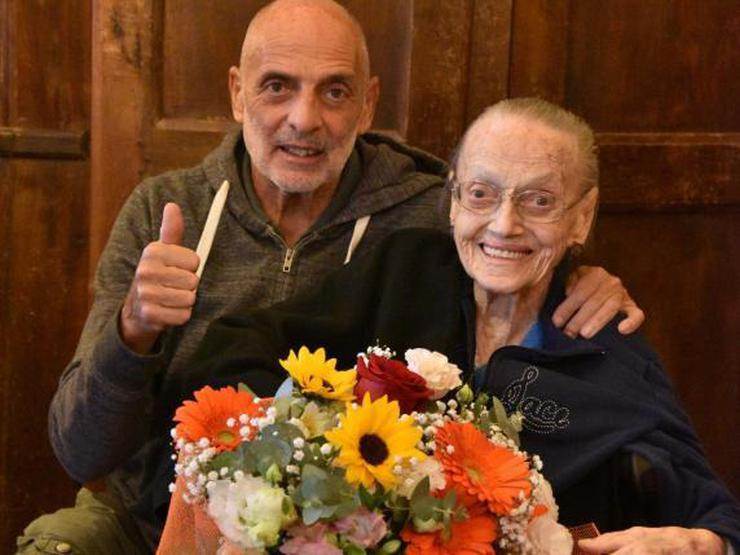 Paolo Brosio e la mamma Anna Marcacci