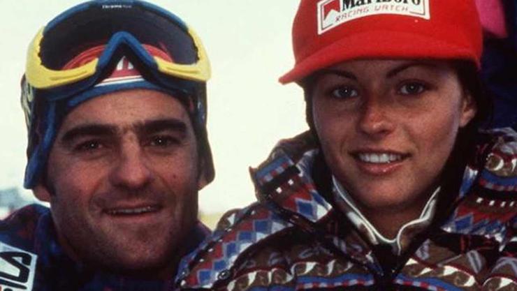 Martina Colombari e Alberto Tomba