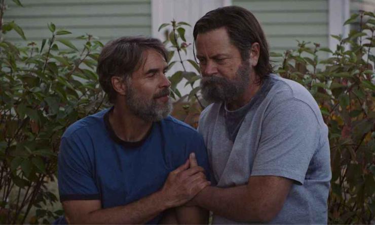 The Last of Us Bill (Nick Offerman) e Frank (Murray Bartlett)