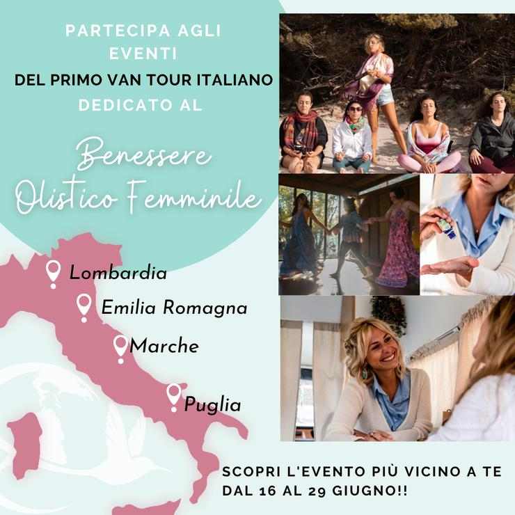 Van Tour del Benessere Olistico Femminile di Linda Togni