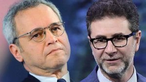 Enrico Mentana e Fabio Fazio