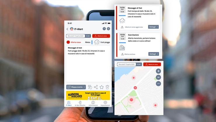 It-alert dove saranno fatti i test e come funzionano