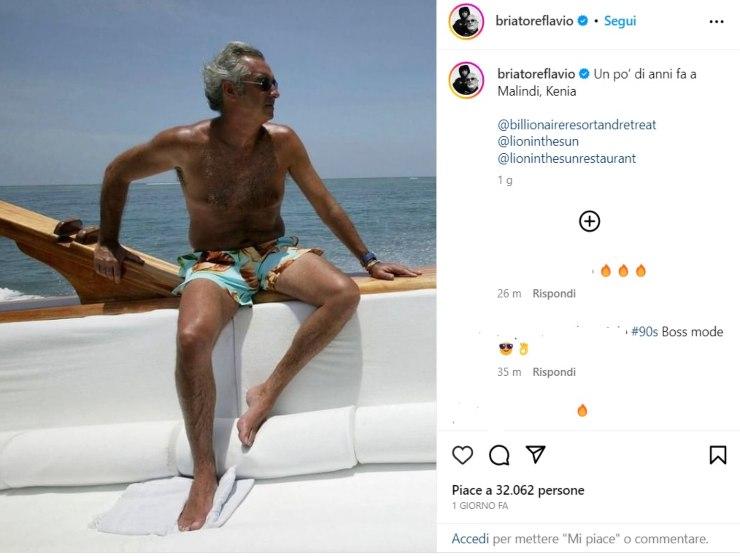 Flavio Briatore - Instagram