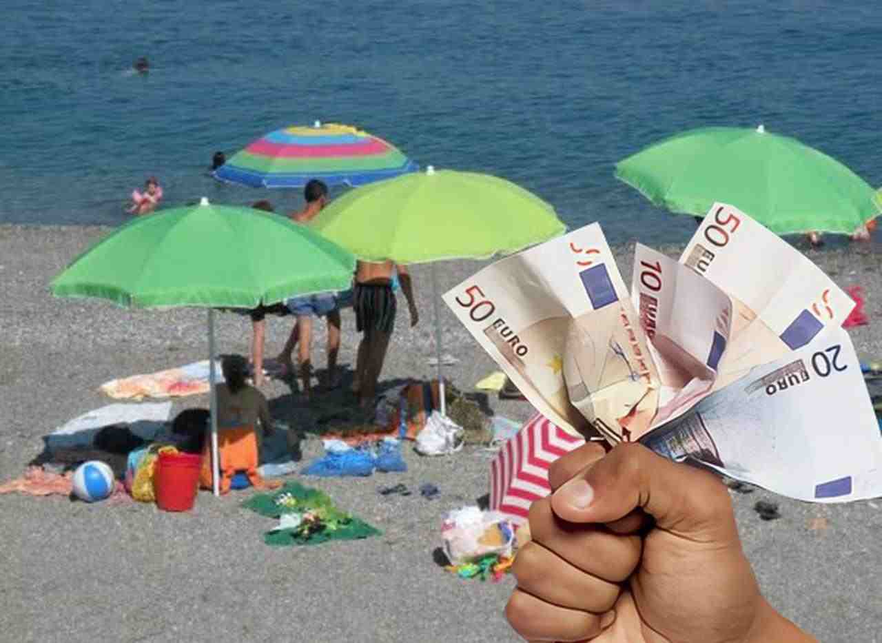 Hai lasciato l'ombrellone in spiaggia?