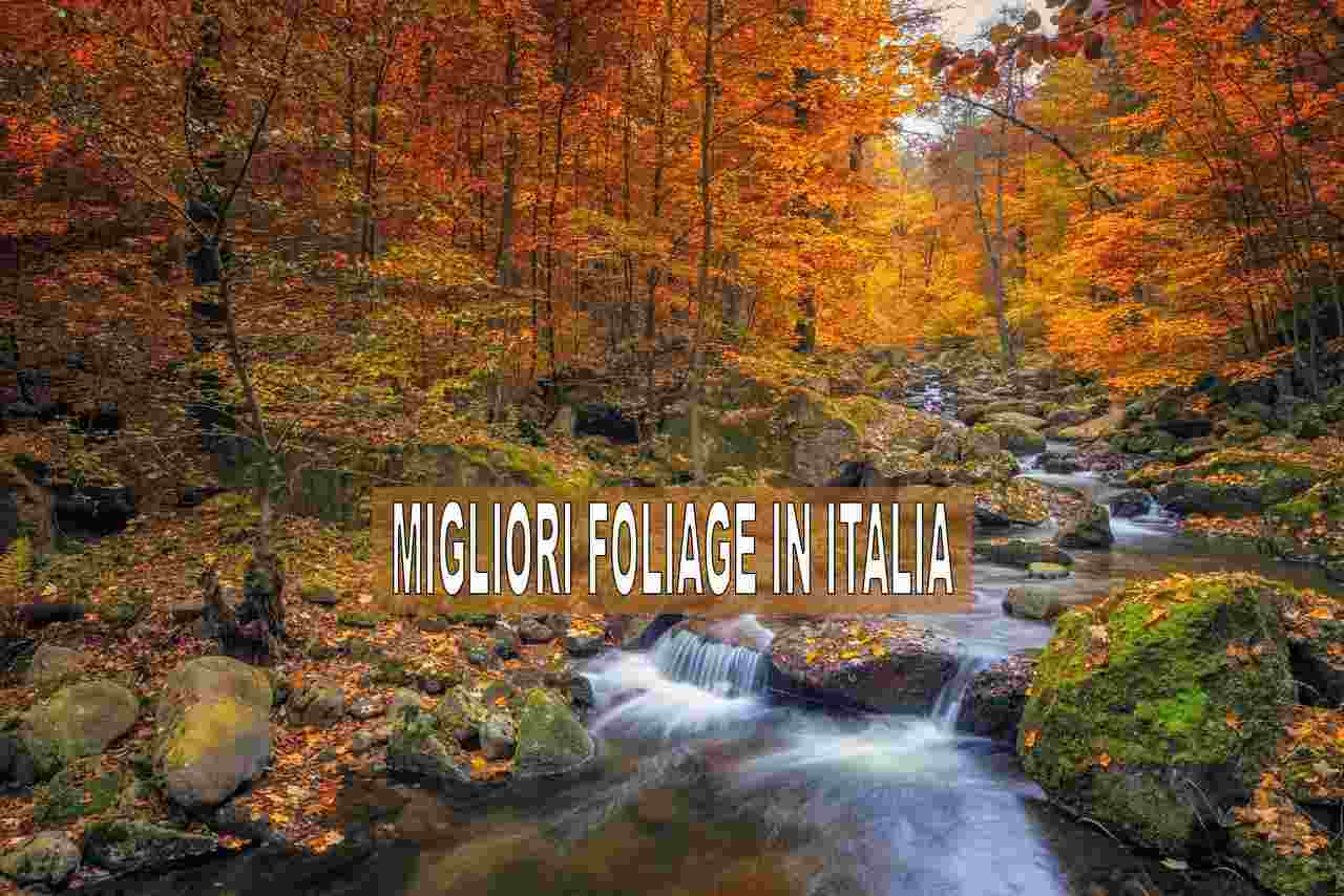 I migliori foliage in Italia