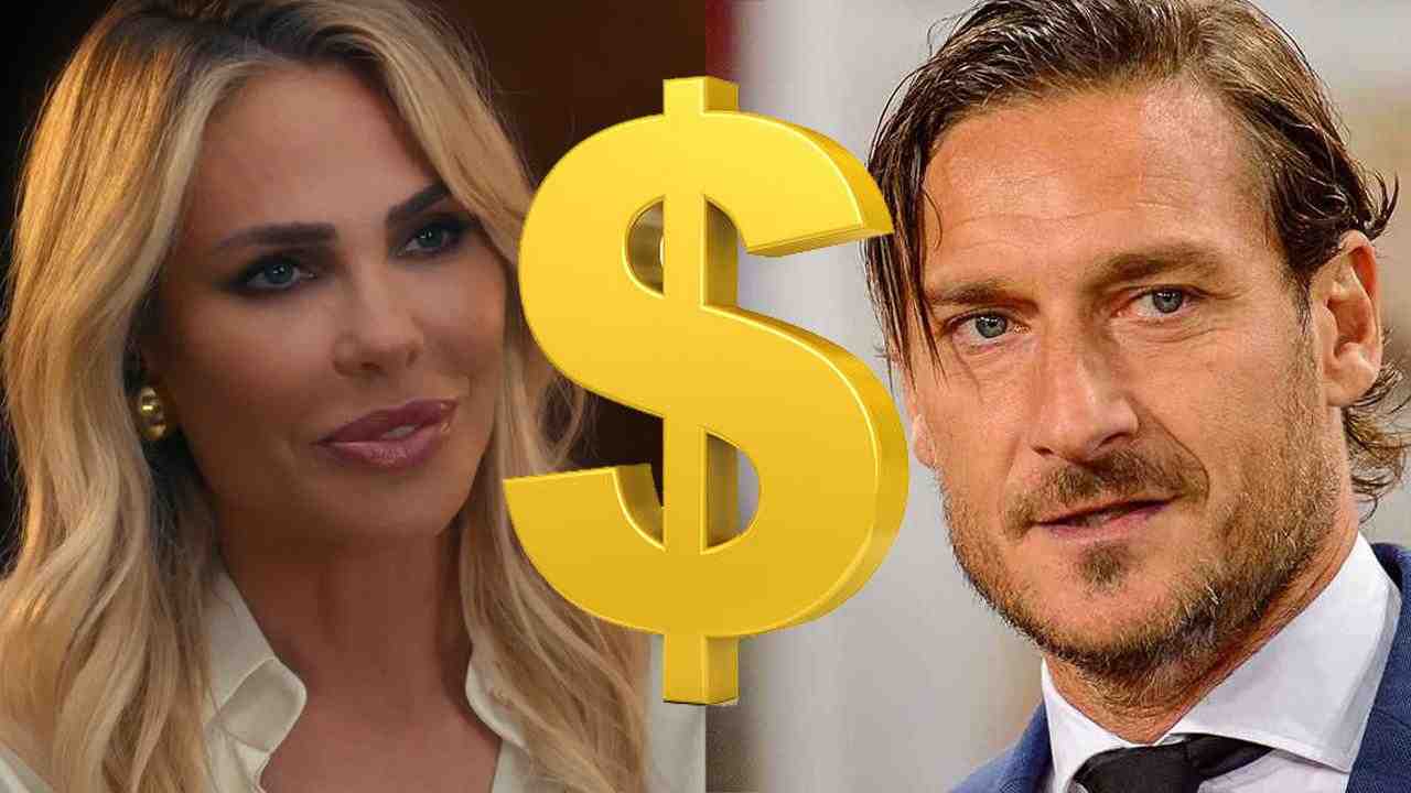 Francesco Totti patrimonio Ilary Blasi