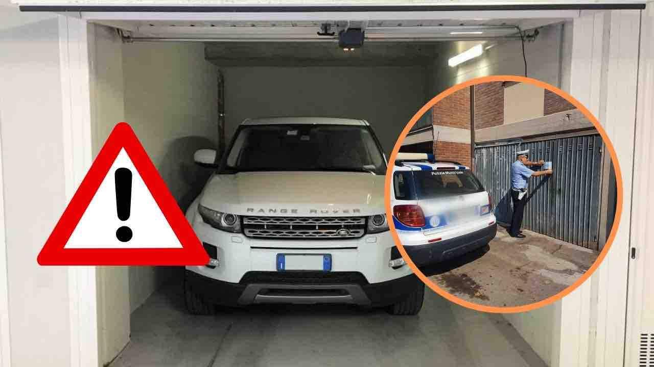 Auto in garage è illegale