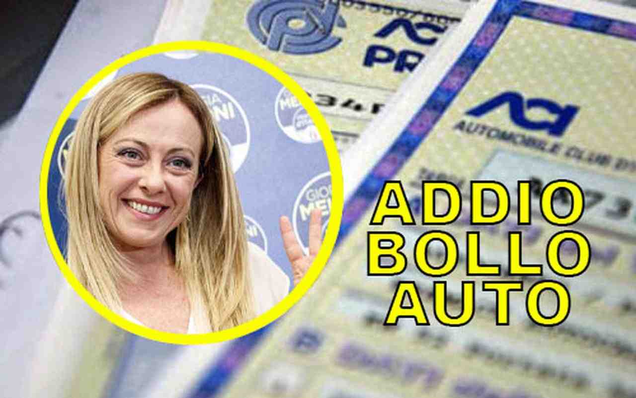 Bollo auto addio