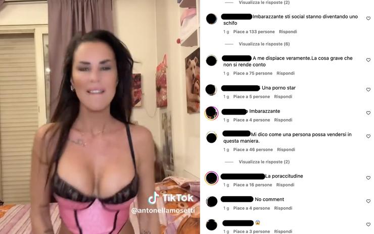 Antonella Mosetti definita sui social