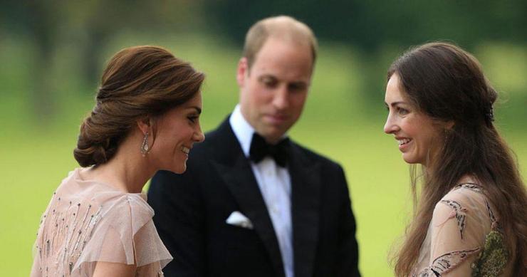 William, Kate Middleton e Rose Hanbury, 
