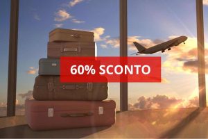 Sconto del 60% sui viaggi