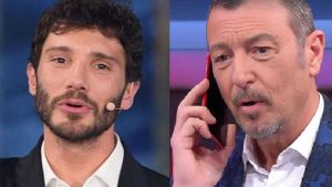 Amadeus contro il suo avversario De Martino - Fortementein.com